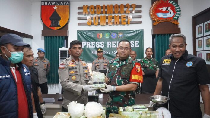 Dandim Letkol Yoyok Wahyudi Ungkap Penemuan Sabu-Sabu Seberat 35 Kilogram (foto : ist)
