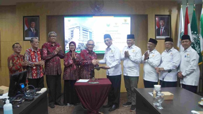 Unusa dan BAZNAS Surabaya Tandatangani MoU Pemberian Beasiswa (foto : ist)