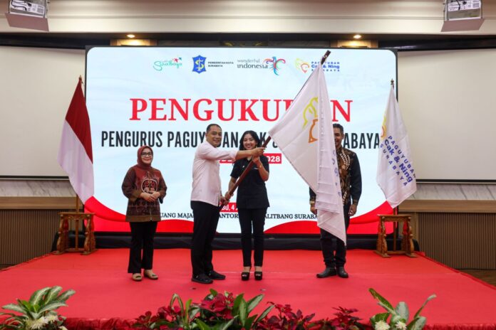 Wali Kota Eri Kukuhkan Paguyuban Cak & Ning, Siap Jadi Representasi Pemuda Kolaboratif dan Inspiratif (foto : ist)