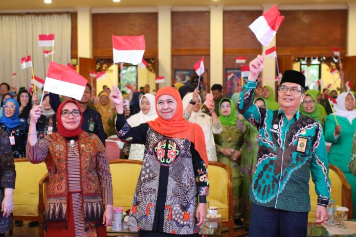 Menteri PPPA Puji Terobosan Kerja Sama Perlindungan Perempuan dan Anak Pertama di Indonesia, Inisiatif Gubernur Khofifah Jadi Role Model Nasional (foto : ist)