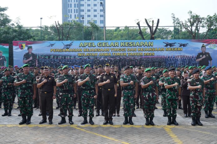 Kodam V/Brawijaya Siap Perkuat Pengamanan Kejaksaan se-Jatim (foto ; ist)