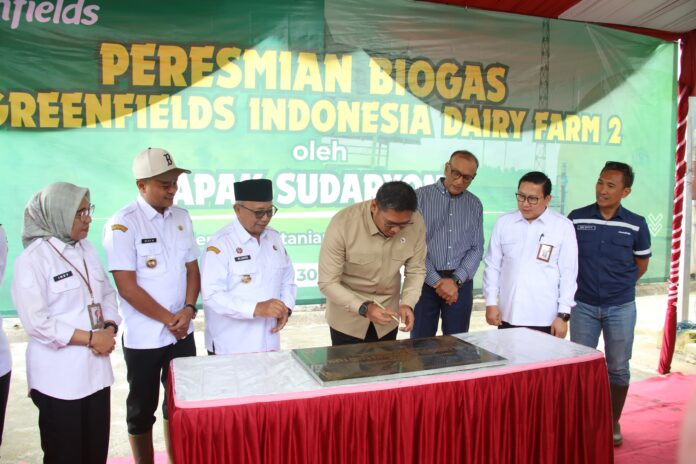 Konversi Limbah Sapi Jadi Energi Baru Terbarukan, Greenfields Indonesia Resmikan Reaktor Biogas Kapasitas 12.000 m³ di Blitar (foto : ist)